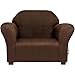 Keet Roundy Microsuede Children's Chair, Brown