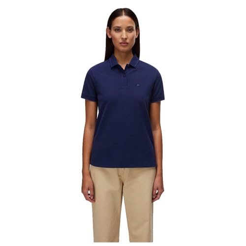 Polo en piqué avec design Aurora de Napapijri, bleu, Medium