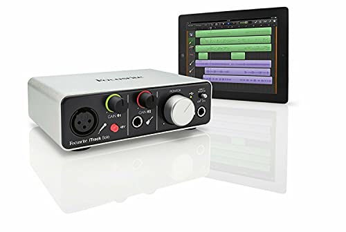 Focusrite Itrack Solo Lightning Audio Interface Bundle With Closed-Back Studio Monitor Headphones And Xlr Cable (3 Items) #TOP4