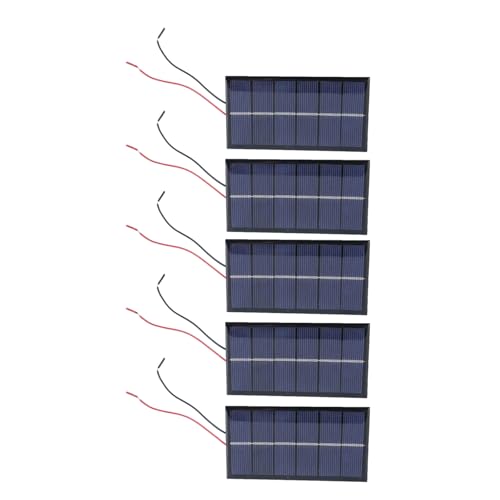 Panel solar con alambre de 3,0 V 220 MA, placa de pegamento de goteo, panel solar, placa de silicona policristalina, módulo de sistemas solares