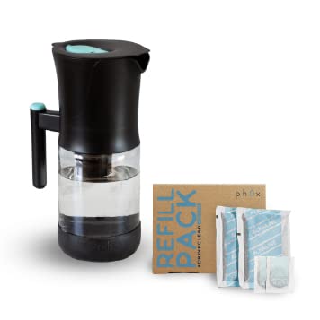 Filtro de agua Phox V2 (jarra de vidrio) | 2,2 litros | cartucho recargable de filtro