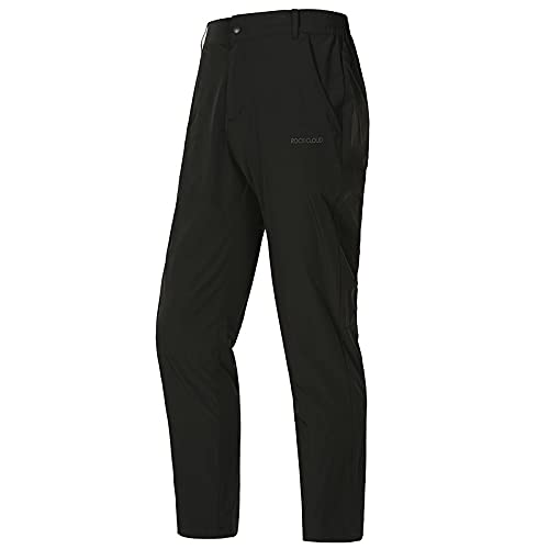 ROCK CLOUD Men's Hiking Pants Quick Dry (30, Black)