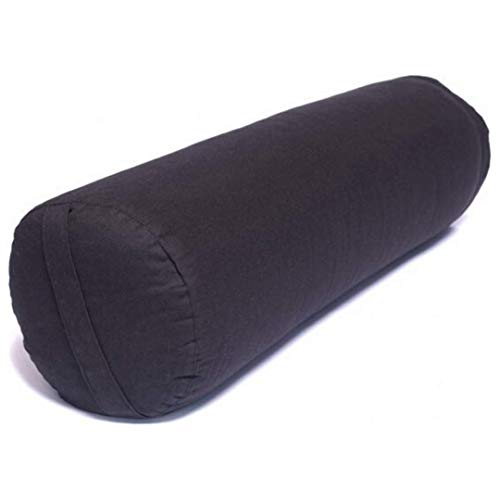 Yamkas Yoga Bolster (Black, 60 x 20Ø)