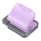 WOONEKY 孔 页本 孔 浅紫 式ルーズ 穴あけ プナー用 利な携帯 率的な ホール