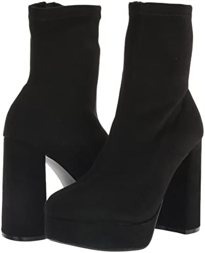 Madden Girl Women's Orchid Fashion Boot, Black Micro, 11 | Image 6
