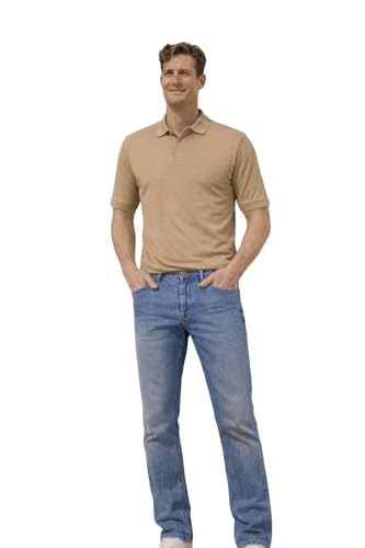 Image of Louis Philippe Men's Smart Fit Stretch Fabric for Comfort Premium Wash Aesthetic Authentic Twill and Durable Jeans