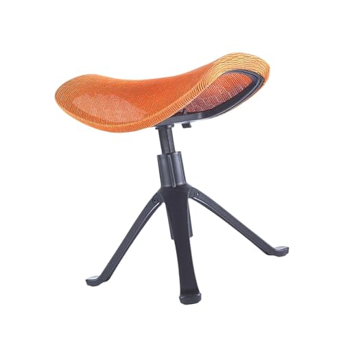FytStycale 高さ調節と回転機能を備えたオフィス用デスク用フットレスト, オレンジ