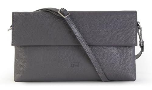 Jost Vika Clutch Mid Grey pochette chic aux finitions minimalistes