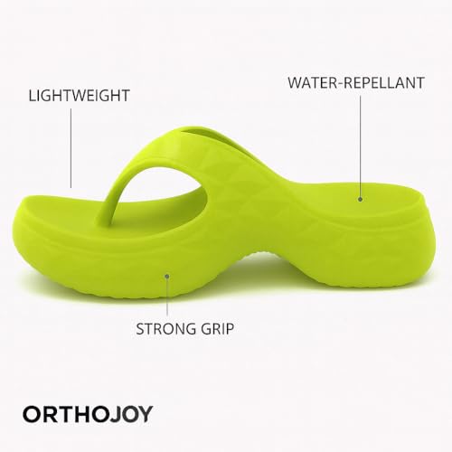 Image of ORTHO JOY Orthopedic Slippers for Women | Arch & Heel Support EVA Slippers | Lightweight, Non-Slip Comfort Footwear for Foot Pain Relief - Indoor & Outdoor Friendly