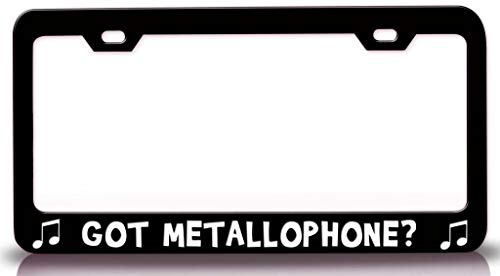Custom Brother - Got Metallophone With Music Note Metal Car Suv Truck License Plate Frame Bl C61 #TOP2