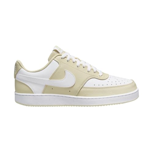 NIKE Court Vision Low, Sneaker Hombre, Lt Khaki White, 47 EU