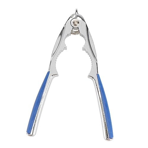 HOLIDYOYO 1pc Multifunctional Nut Clip Tool Walnut Clamp for Easy Nut Cracking Restaurants and Hotels for Pecans Almonds and More Silver Blue