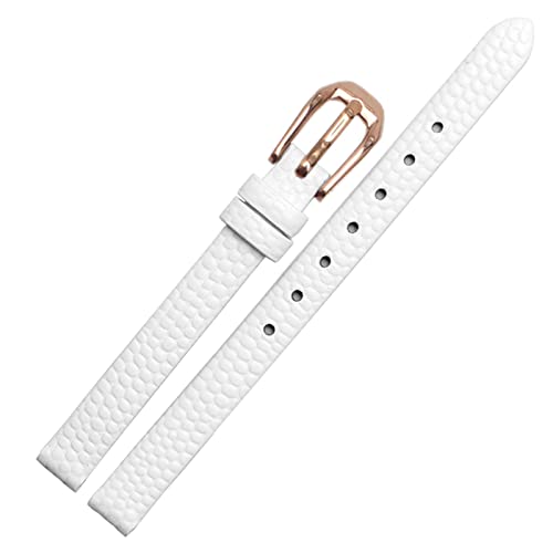 Bracelet en cuir blanc imprimé lézard pour sublimer votre montre