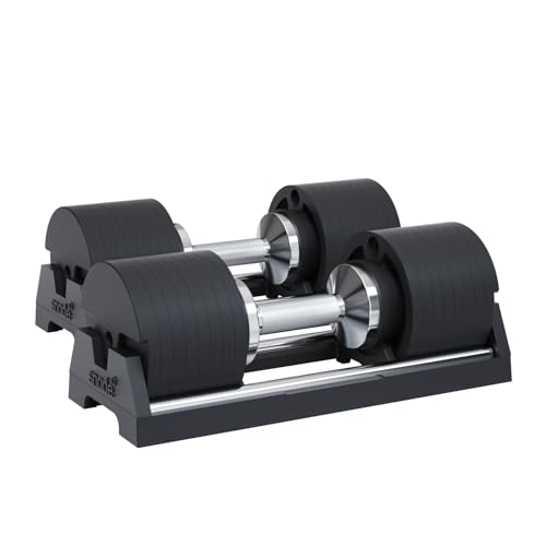Best Adjustable Dumbbell Set for Home Gym Workouts: A Comprehensive Guide 5 SNODE AD80 Drop Proof 80 lbs Adjustable Dumbbell Set -Adjustable ...