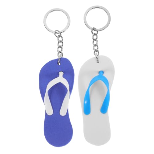 Porte-clés tongs hawaïennes UPKOCH lot de 6 accessoires au design estival soigné