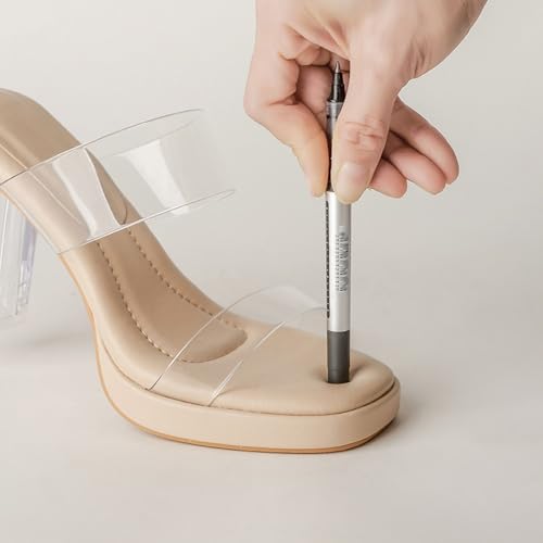 Women's Clear Two Strap High Heel Sandals Fashion Backless Slip On Transparent Heeled Soft Platform Sexy Mules Summer Party Wedding Prom Dress Shoes 5