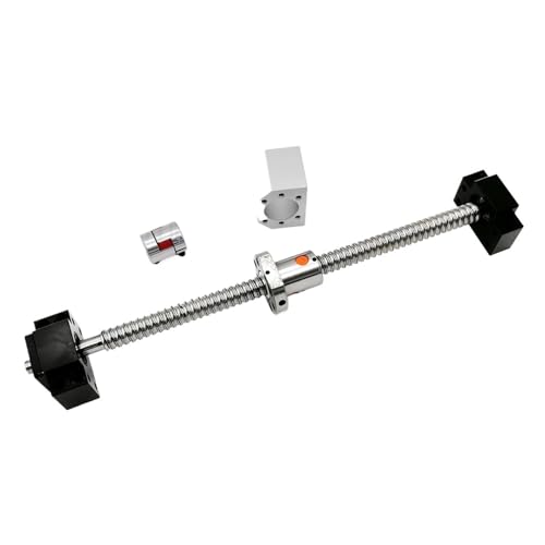 Vis à billes SFU2010 595mm avec écrou et supports BK15 BF15 pour guidage CNC