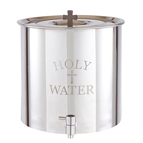 Holy Water Receptacle, 5 Gallons, Stainless