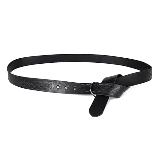 ZYHARUKO Cinturón tallado vintage con hebillas de impresión de cuero elástico adornado para uso diario, cinturón artístico juvenil, Negro, Talla única | Ya disponible en tu tienda friki favorita! En mundofriki.es!