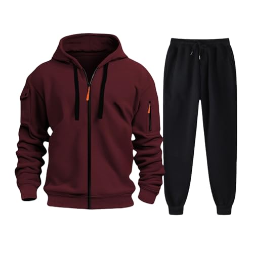 Generisch Herren Jogginganzug Basic Sportanzug Trainingsanzug Sweatshirt Hose Jogging Anzug,Men\'S Tracksuits,Bequem und locker Generisch Herren Jogginganzug Basic Sportanzug Trainingsanzug Sweatshirt Hose Jogging Anzug,Men\'S Tracksuits,Bequem und locker