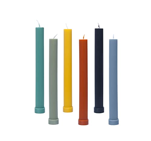 Carol Cao 6 Light Candles - Triple Candles - Soy Candles, Scented Candles, Candles Triple Scented Candles- Home Decor Candle, Scented Candle Set 6 Packs- Gift for her