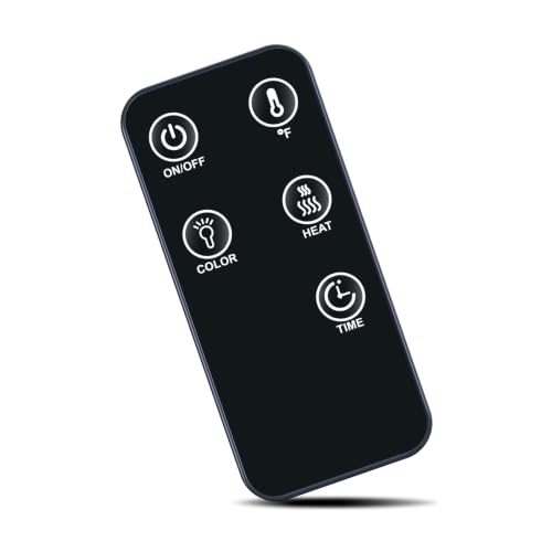 MOVHEIYL Replacement Remote Control for Titan Flame WF-36S WF-32S EF-30BF WH-48 EF-30A EF-30B WF-40S WF-48S WWFRPL-EF LED Electric Insert Fireplace