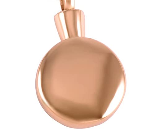 Pendentif plaqué rhodium collier mémorial et médaillon de crémation