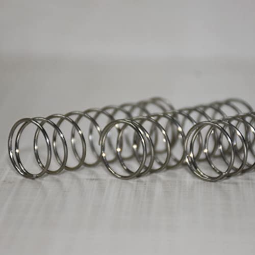 5 Pcs Trumpet Cornet Piston Valve Spring Instrument Replacement Parts Trumpet Accessories (Silver) #TOP7