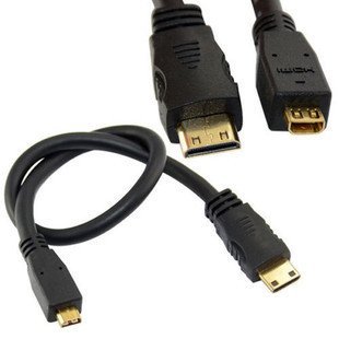 Handsome micro HDMI tipo D femmina a tipo C mini