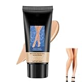 Körper Bein Make Up Wasserfest, Body Coverage Perfector Für Beine, Tattoo Make Up Cover, Tattoo-Abdeckung Für Bein- Und Körper, Leicht Aufzutragen, Volldeckender Concealer,40ml (#02)
