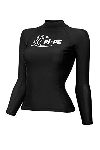PI-PE Rash Guard Damen Langarm Active L/S XXL schwarz