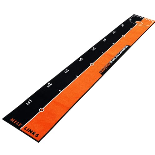 Colaxi Golf Putting Mat Golf Putting Trainer Portable Golf Mat Improve Putting Accuracy for Backyard Garden Golf Accessories for Men, 300cmx0.4m