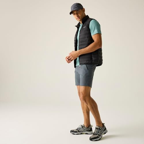 Regatta Herren Outdoorweste Steppweste Weste Hillpack II, Farbe:Schwarz, Artikel:-800 Black, Größe:XL