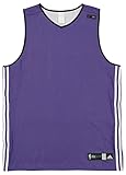 adidas NBA Men's 3-Stripe Fusion Reversible Practice Jersey, Purple/White XX-Large