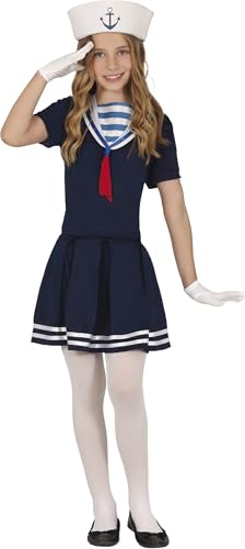 FIESTAS GUIRCA Vintage Matrosin Karneval Kostüm Mädchen – Stilvolles...