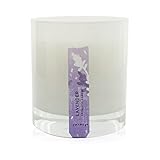 Thymes Aromatic Jar Candle - Lavender Scented Candle for a Soothing Home Fragrance - Matte White Candles (7.5 oz)