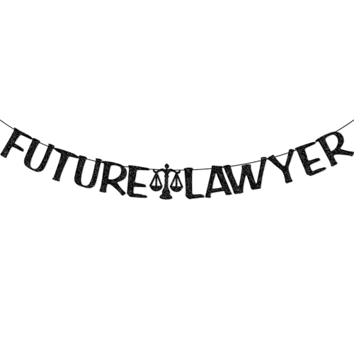 Qttier Law School Graduation Banner, Pre-strung