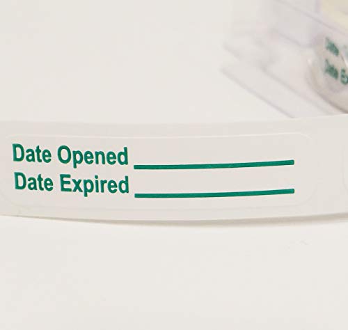 Date Opened Date Expired Labels (1000, 2-500 Rolls)