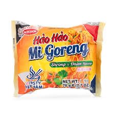 HaoHao Shrimp and Onion Noodle Instant Ramen Noodle Soup Vietnamese Style (15 Pack / 30 Pack)