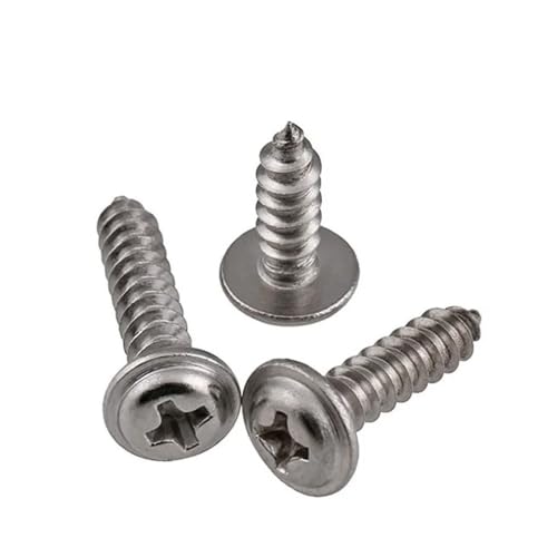 50PCS Tornillos Autoperforantes de Acero Inoxidable 304 M1.4x8mm miniatura 3