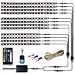 Leeleberd 12PCS Motorcycle RGB LED Strip Lights kit, Multi-Color Accent Glow Neon LED Atmosphere Lamp Strips Kit With Dual IR/RF Remote Controller For Harley Davidson Honda Suzuki Ducati Polaris KTM