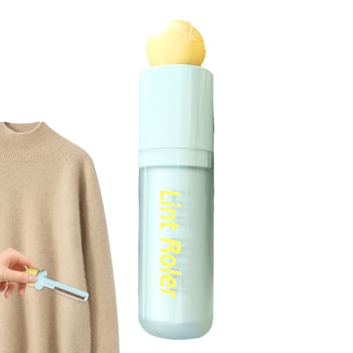 Rodillo de pelusa pequeño tamaño de viaje | Eliminador de pelusa reutilizable | 2 en 1 retráctil para muebles, alfombras, sofás, camas, lavandería, hogar, cuidado de ropa, tapicería