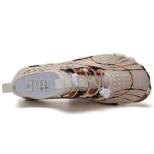 Image of Water Shoes for Men Barefoot Quick-Dry Aqua Sock Outdoor Athletic Sport Shoes for Kayaking, Boating, Hiking, Surfing, Walking