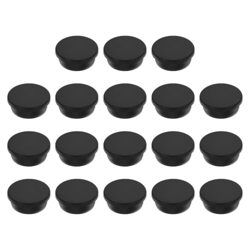 Image of MECCANIXITY 18pcs T-Shaped Silicone Plugs 32mm 1-1 /4 Inch Dia, Black | Snap in Plug Hole Seal Cover Round Rubber Stopper for 31-32mm Holes Kitchen Rubber Bulkheads Waterproof Sealing