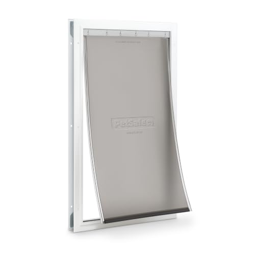PetSafe Aluminium Haustiertür - Langlebiges Design Einfache Montage Wetterbeständige Dichtung Für Mehrere Haustiere - Groß.