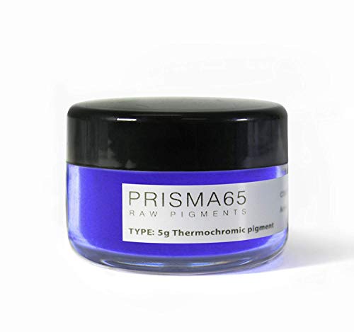 VViViD Prisma65 Raw Thermochromic Sapphire Blue Color Changing Pigment Powder 5g Jar (1-Pack)