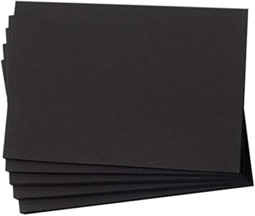 Cartes de vœux noires Hamilco pour écrire vos plus beaux messages d'amitié