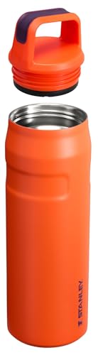 Image of Stanley IceFlow Cap and Carry Water Bottle | Wide Mouth Twist Lid | Lightweight & Leakproof for Travel & Sports | Insulated Stainless Steel | BPA-Free
