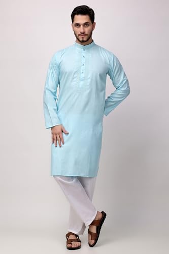 Image of Royal Kurta Men's Cotton Printed Kurta Pyjama