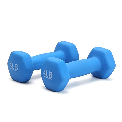 Image of KAKSS Neoprene Workout Fixed Weight Dumbbell(Proudly Made In India) (4-Pound, Set Of 2pc)